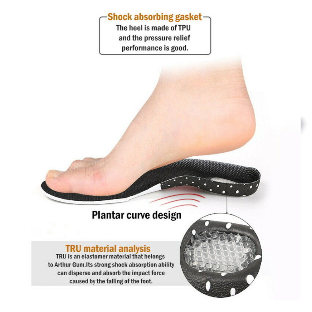 Orthotic Arch Shoe Pad Gel Insoles 
